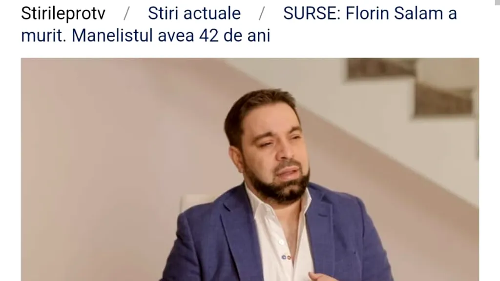 Breaking news-ul care a „răvășit” România! Ce lovitură au suferit Știrile PRO TV după ce au anunțat moartea lui Florin Salam