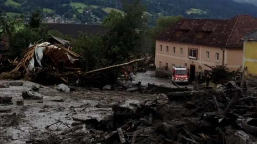 Grave inundații și viituri în Austria, în urma ploilor torențiale