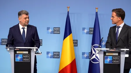 Marcel Ciolacu, la NATO: Rusia a readus RĂZBOIUL în Europa. Fiecare centimetru al teritoriului nostru este APĂRAT pe deplin