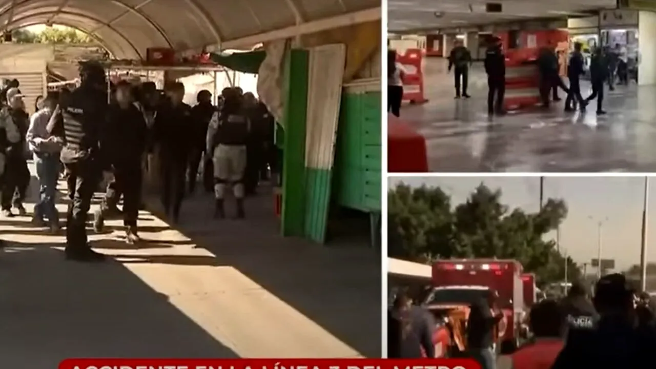 Ciocnire între două garnituri de metrou în Mexic: Cel puțin un mort şi 57 răniţi