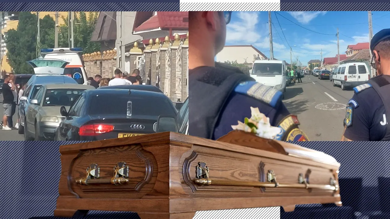 ALERTĂ de MĂCEL la Craiova. Locuința lui Auraș, interlopul UCIS în bătaia de stradă, păzită de jandarmi. Victima s-a întors acasă în sicriu