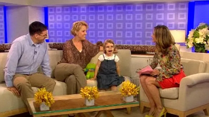 VIDEO: De ce a întrerupt o fetiță de trei ani, cu un IQ de 135, emisiunea TV în care era invitată