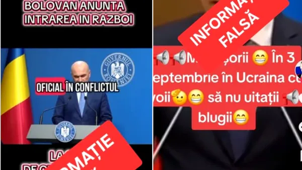 Reacția Guvernului la clipurile FALSE despre intrarea României în război: „România nu va intra în război. România este o țară sigură”