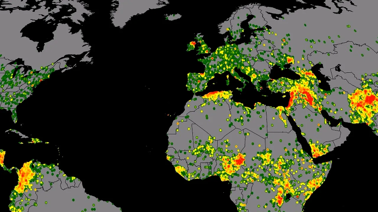 Harta atacurilor teroriste. Care sunt țările cu cel mai ridicat risc de producere a atentatelor