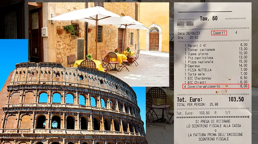 Restaurantele din Italia percep taxe doar pentru că te-ai așezat la masă. Ce este ”coperto” și de ce plătești chiar dacă nu consumi nimic