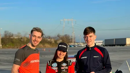 Campionii de la tenis de masă au luat lecții de DRIFT de la Regina Europei!