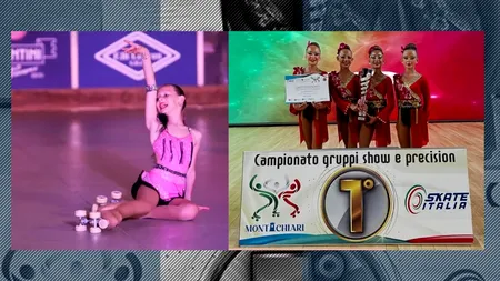 Campioana Sara Maria Popescu va reprezenta Italia la Campionatul European de patinaj artistic pe role