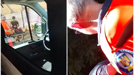 Ambulanță oprită la Bacău pentru pepeni în timp ce transporta la spital o fetiță care se simțea rău. DSU a deschis o anchetă