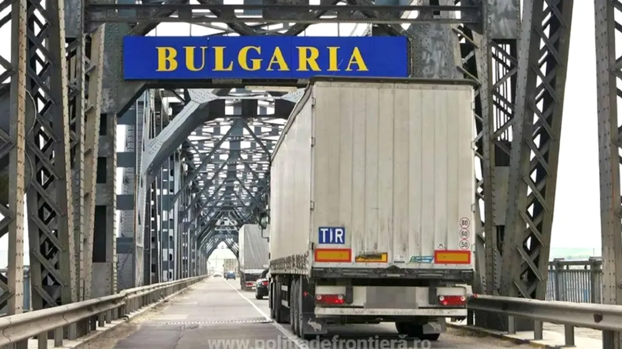 Atenţionare de călătorie: condiţii grele de trafic pe Podul Giurgiu-Ruse azi și mâine din cauza vremii