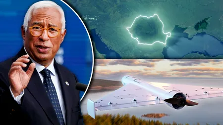 António Costa reacționează după incidentele cu drone din România. Ce spune președintele Consiliului European despre securitatea UE