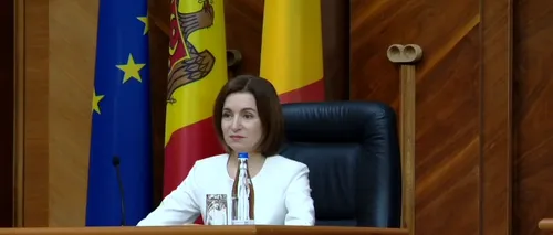 Maia Sandu, în Parlamentul de la Chișinău: În 2030, Republica Moldova trebuie să fie țară membră a Uniunii Europene