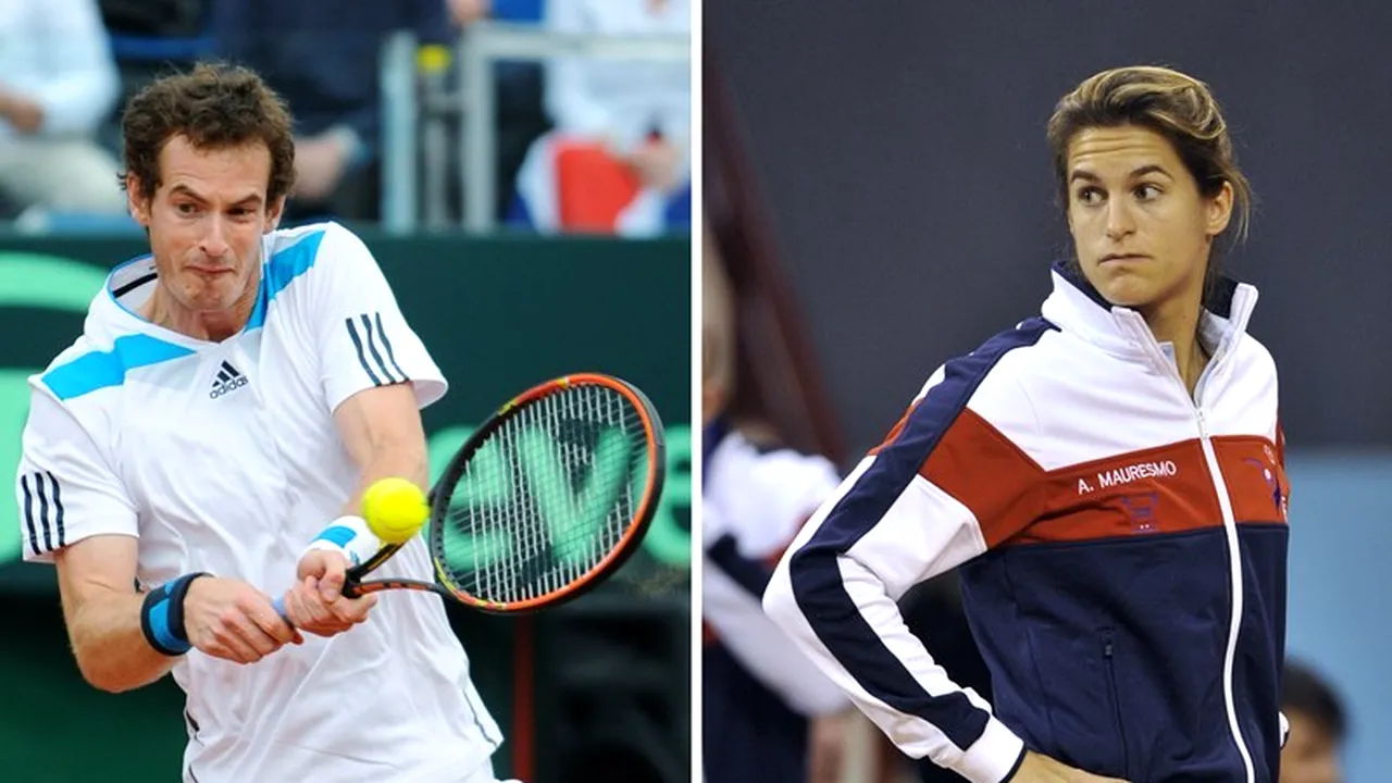 Amelie Mauresmo a devenit antrenoarea britanicului Andy Murray