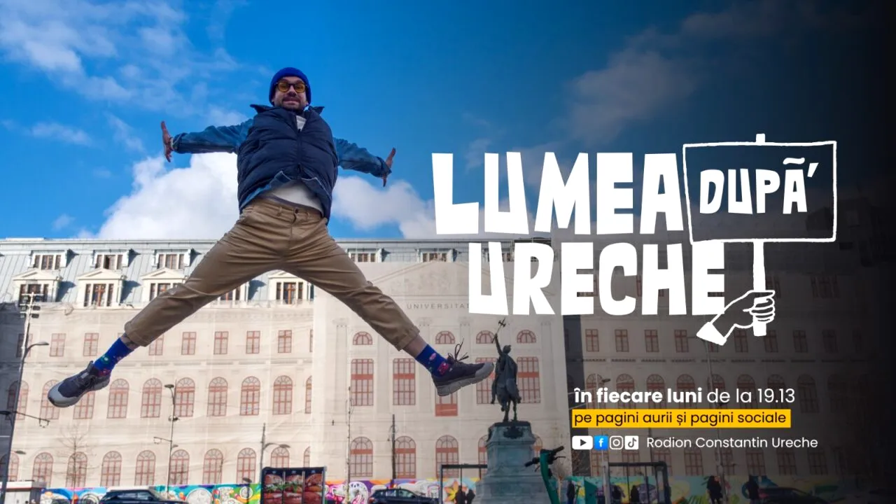 Inginerul Rodion Constantin Ureche vrea să schimbe lumea cu 1000 de idei geniale - sau cel puțin să te facă să zâmbești! Din 17 februarie, pe Youtube