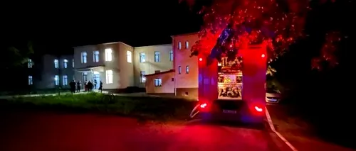VIDEO | Două persoane au fost rănite după ce un pacient al Spitalului Aleșd, din județul Bihor, a provocat intenționat un incendiu