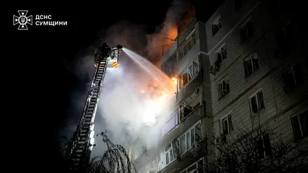 Atac devastator al Rusiei asupra orașului Sumî: 11 răniți, printre care și copii