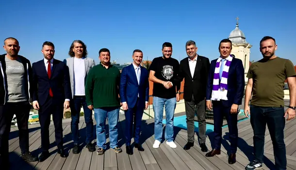 Cu ce echipă ține Marcel Ciolacu. Premierul României promite renașterea unui mare club. „Merită să aibă un STADION pe măsură”