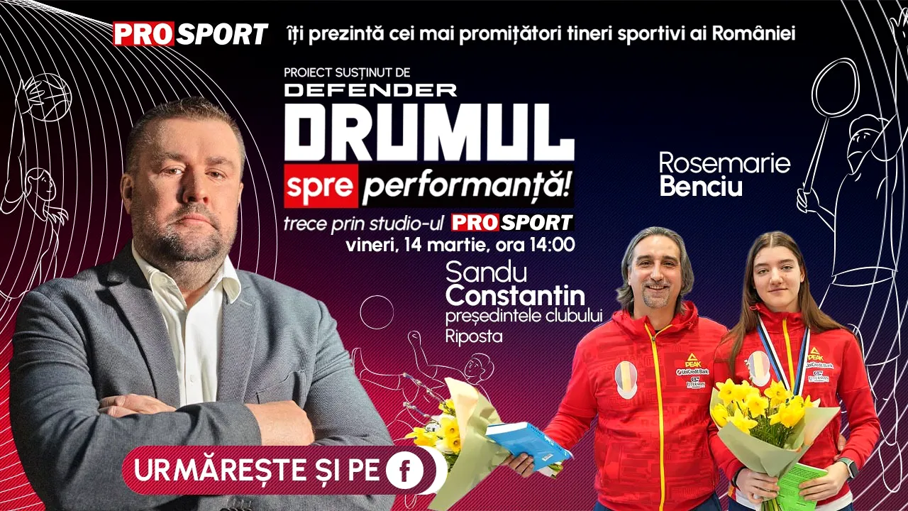 Emisiunea „Drumul spre performanță”, azi la ora 14.00. Cine este viitorul în scrima românească