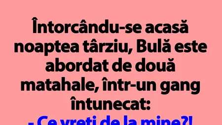 BANC | Bulă și hoții