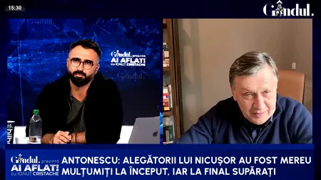 Crin Antonescu a contrazis declarațiile Elenei Udrea: „CĂTUȘIADA a început mult mai devreme, nu în 2015, cum a zis Udrea”