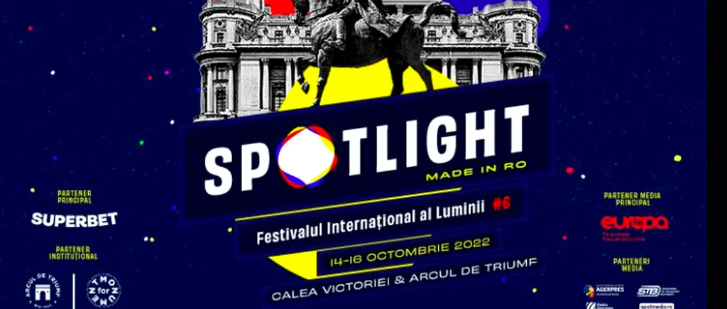 Festivalul de artă vizuală în aer liber „Spotlight” revine, între 14 şi 16 octombrie, cu o ediţie dedicată în întregime artiştilor din România