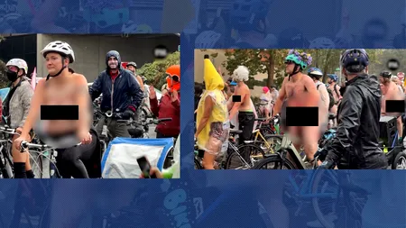 Protest în pielea goală în SUA. Sute de oameni au protestat în costumul lui Adam împotriva deportării migranților