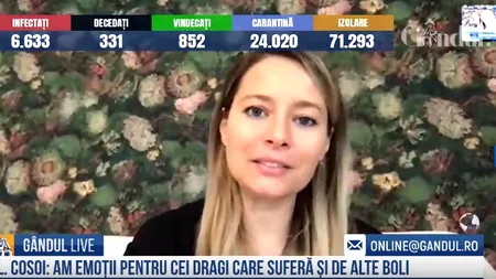 GÂNDUL LIVE. Laura Cosoi: „Sunt aproape de 23 de săptămâni cu nașterea. M-a strâns inima de câteva ori, urmărind știrile” / „Familia este pe primul loc”