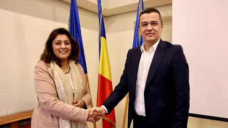 Sorin Grindeanu a discutat cu o delegație din Marea Britanie despre proiectele Rail2Sea și Via Carpatia, parte ale Inițiativei celor 3 Mări