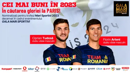 Gala Mari Sportivi ProSport 2023.Ciprian Tudosă şi Florin Arteni vor cu orice preț ca România să cucerească o medalie la Jocurile Olimpice de la Paris