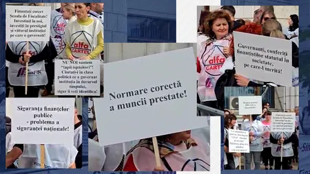 PROTESTUL sindicaliştilor din finanţe s-a încheiat. Liderul SindFISC spune că discuțiile cu Alexandru Nazare au fost constructive