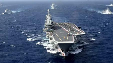 Două portavioane chinezești în operațiune au fost detectate pentru prima dată în Pacific, potrivit autorităților JAPONEZE