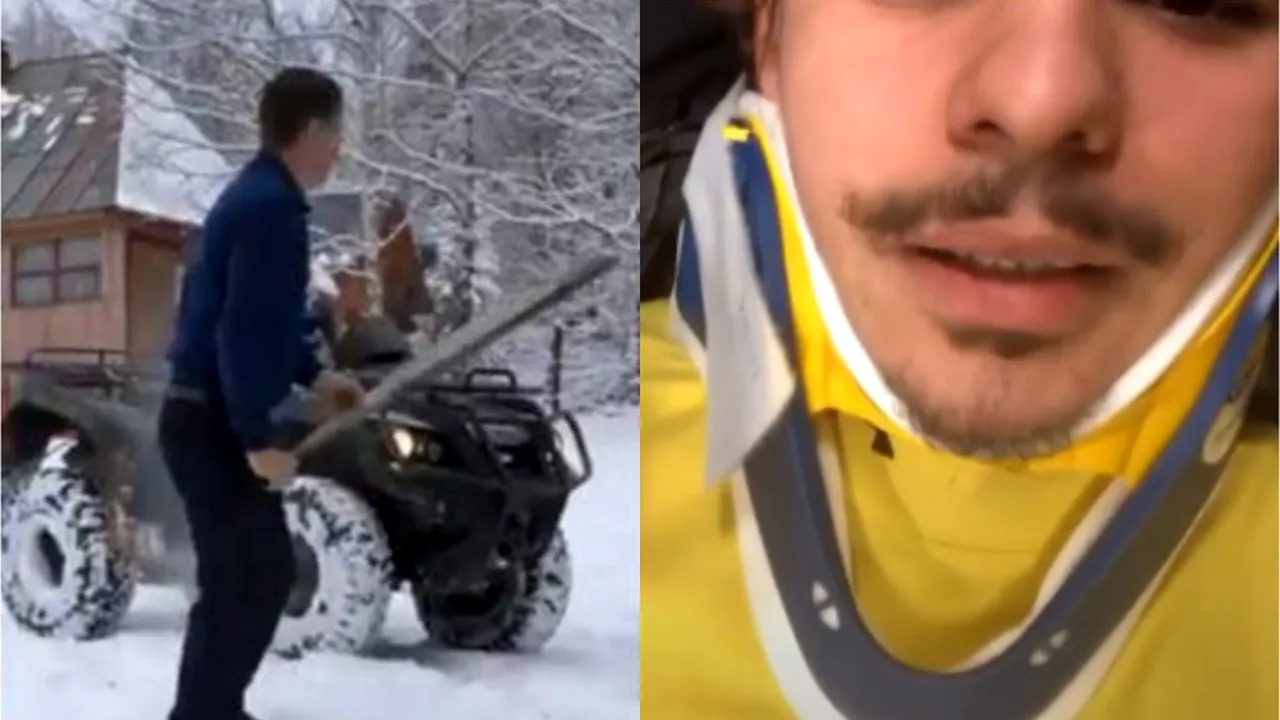 Doi tineri și iubitele lor, atacați cu bâtele, după ce ar fi intrat cu ATV-urile pe proprietatea privată a viceprimarului din Arieșeni: Amenințări cu moartea și lovituri până la leșin - VIDEO