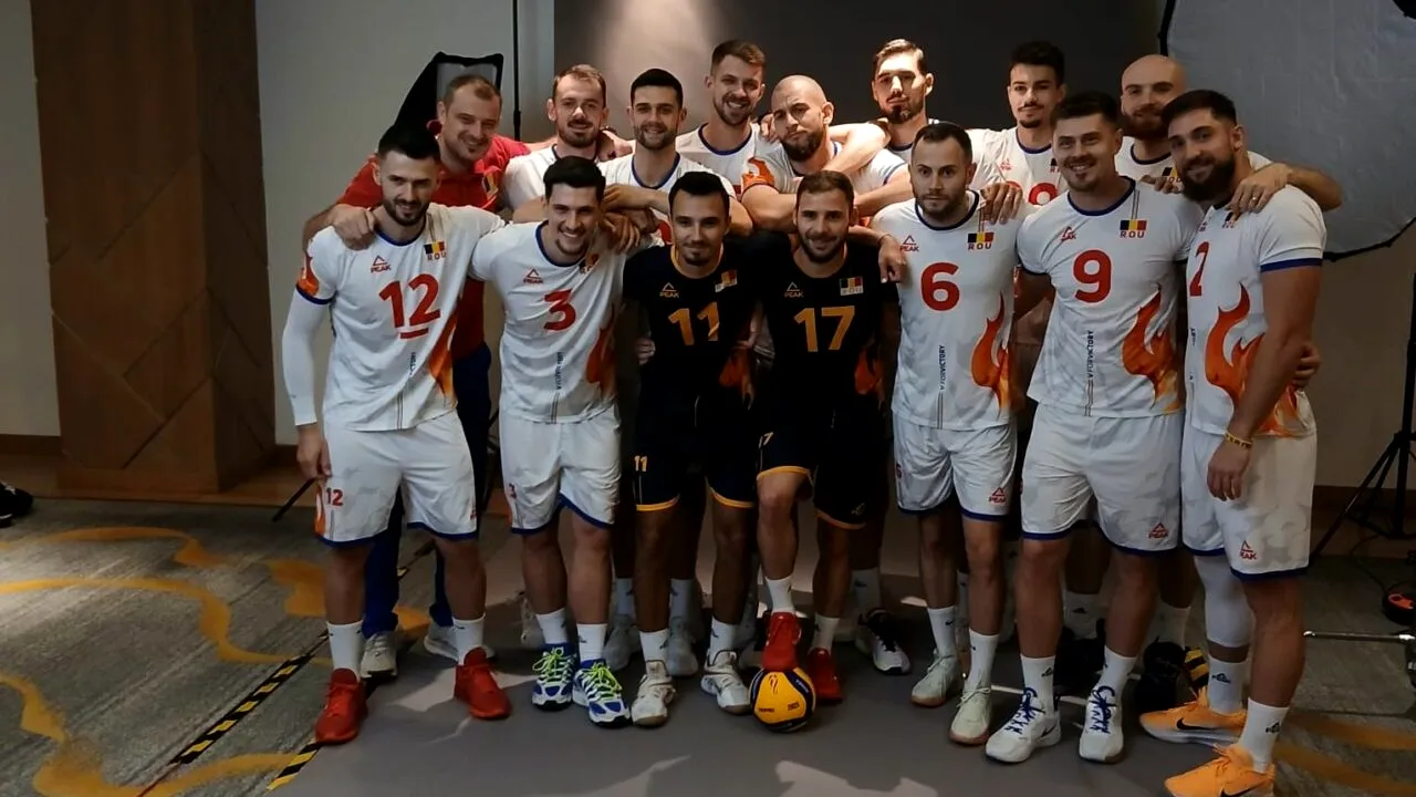 Naționala de VOLEI „tricoloră” debutează la Campionatul Mondial. 43 de ani în așteptarea acestui meci