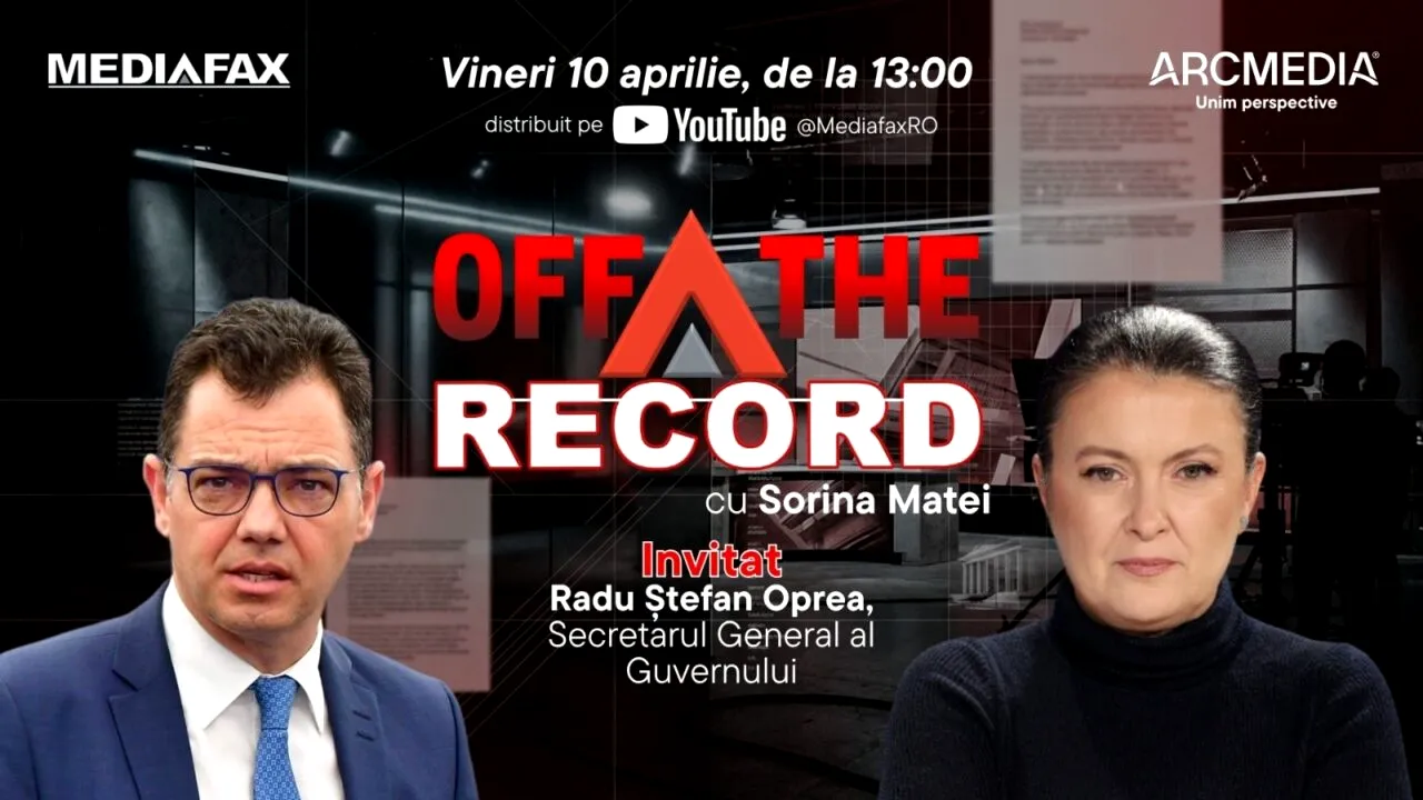 OFF The Record. Invitat: Radu Ștefan Oprea, Secretarul General al Guvernului