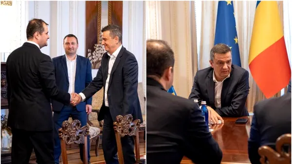 Grindeanu s-a întâlnit cu premierul Republicii Moldova. Ce a discutat liderul PSD cu Vasile Tofan, după prima vizită în România