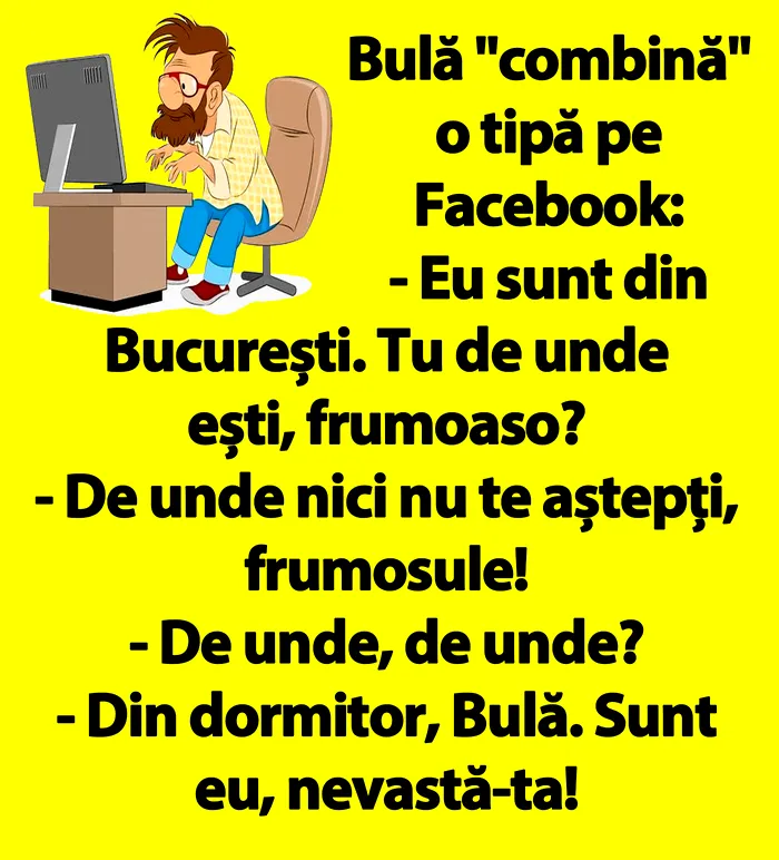 BANC | Bulă „COMBINĂ” o tipă pe Facebook
