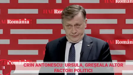 Crin Antonescu: Ursula von der Leyen nu trebuia să mai ia un MANDAT. Este vina, în primul rând, a PPE