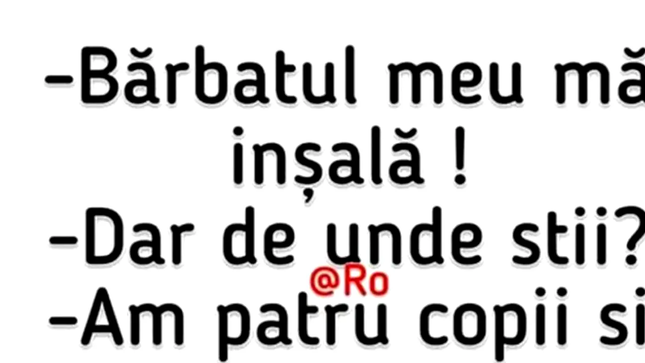 BANC | Bărbatul meu mă înșală!