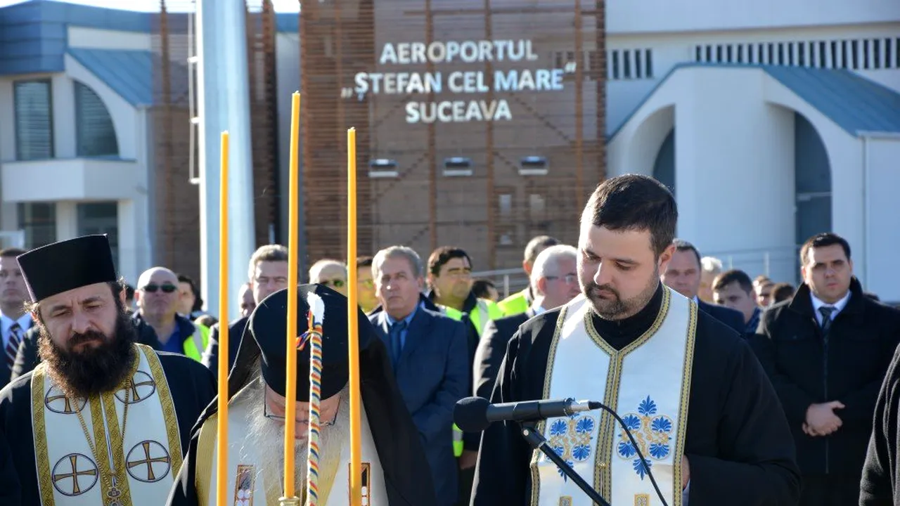 Aeroportul Suceava a fost sfințit. Ce mesaj a avut IPS Pimen pentru viitorii pasageri