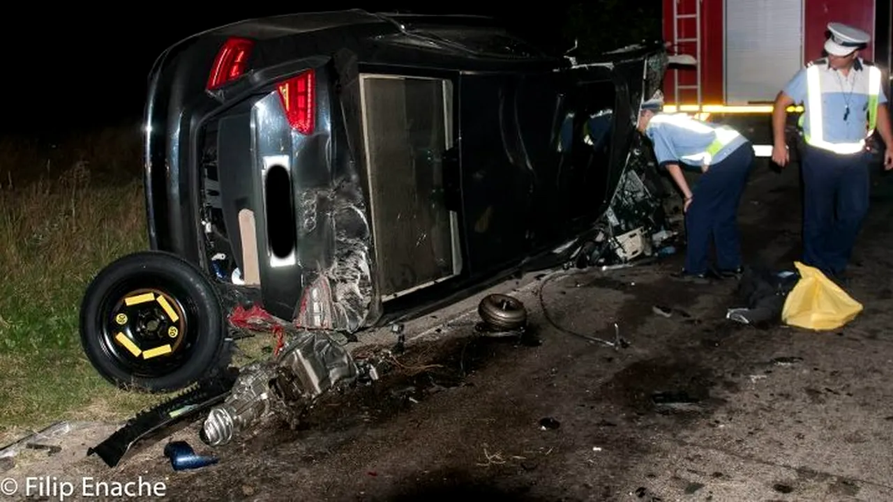 ACCIDENT TULCEA. Cei doi bărbați răniți în accident, internați la SUUB, femeia și copilul, la Bagdasar