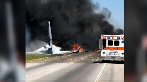 Un avion Hercules s-a prăbușit în SUA: toți oamenii de la bord au murit