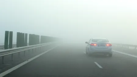 CEAȚĂ densă pe A2 și pe drumurile din patru județe