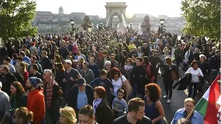 70.000 de oameni în stradă la Budapesta, pentru Universitatea Central Europeană. Guvernul maghiar a votat un act care ar închide-o