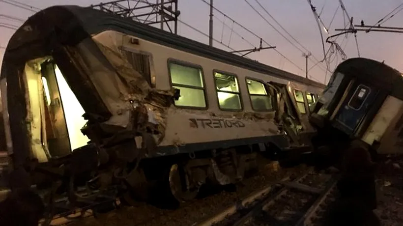 MAE anunță o victimă în accidentul feroviar din Italia. Cel puțin patru morți și 100 de răniți. UPDATE
