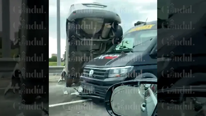 Accident pe autostrada A3