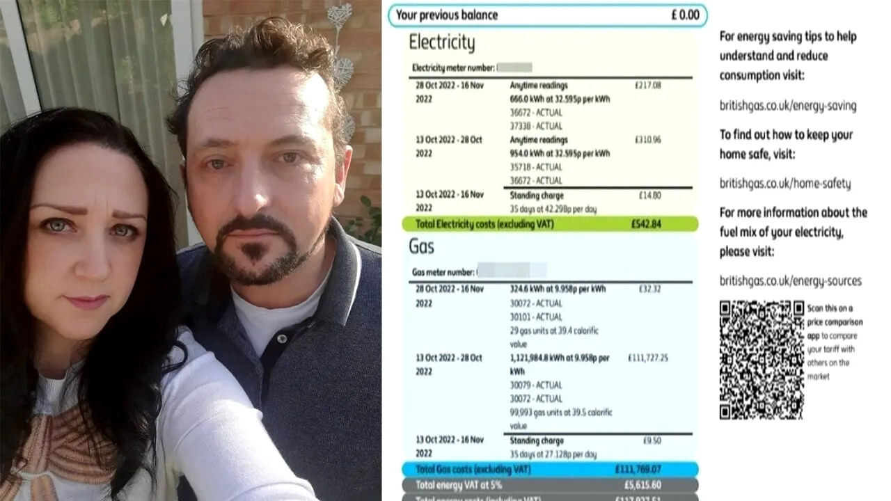 Factură gigantică la curentul electric primită de cuplul din imagine! Nu s-a mai auzit așa ceva în istoria omenirii!