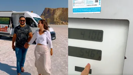 VIDEO Doi vloggeri români au rămas uimiți când au aflat cât trebuie să plătească pentru un full de motorină în Arabia Saudită