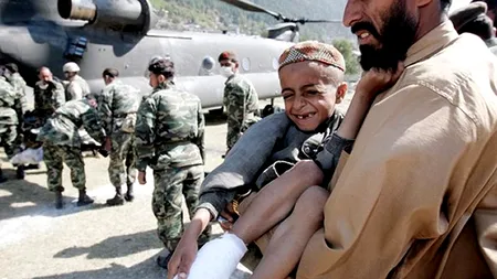 Un cutremur cu magnitudinea de moment de 7,4 s-a produs în Pakistan