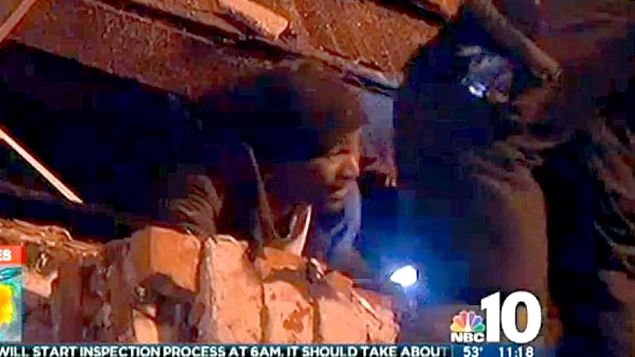 URAGANUL SANDY. Un bărbat din SUA, ARESTAT la scurt timp după ce a fost salvat de sub dărâmături