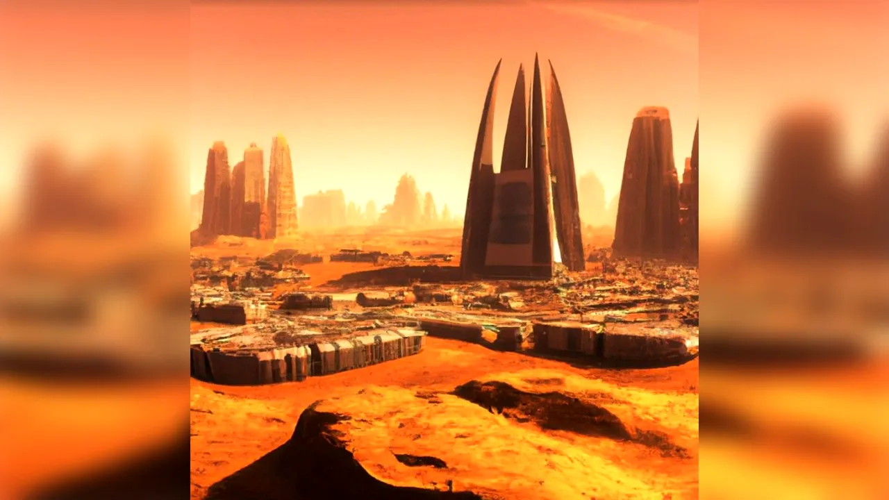 Cum ar arăta un oraș de pe Marte, după colonizarea plănuită de Elon Musk - GALERIE FOTO