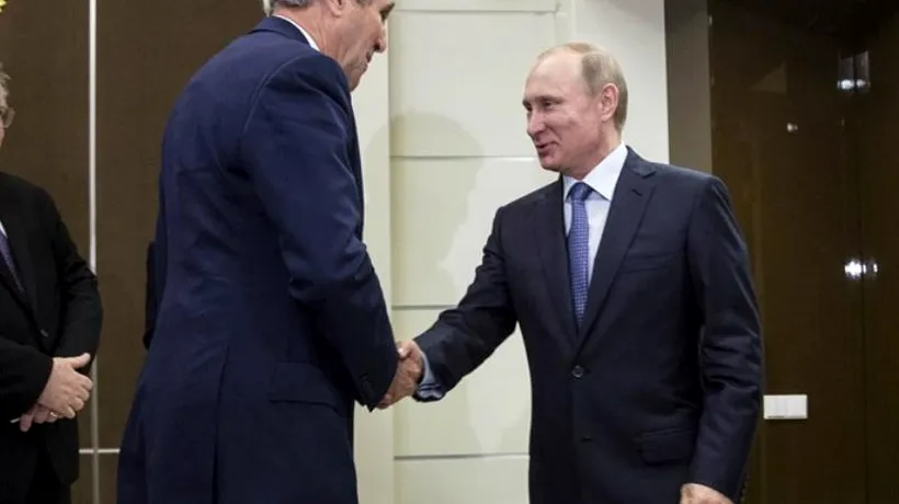 John Kerry anunță o întâlnire cu Vladimir Putin